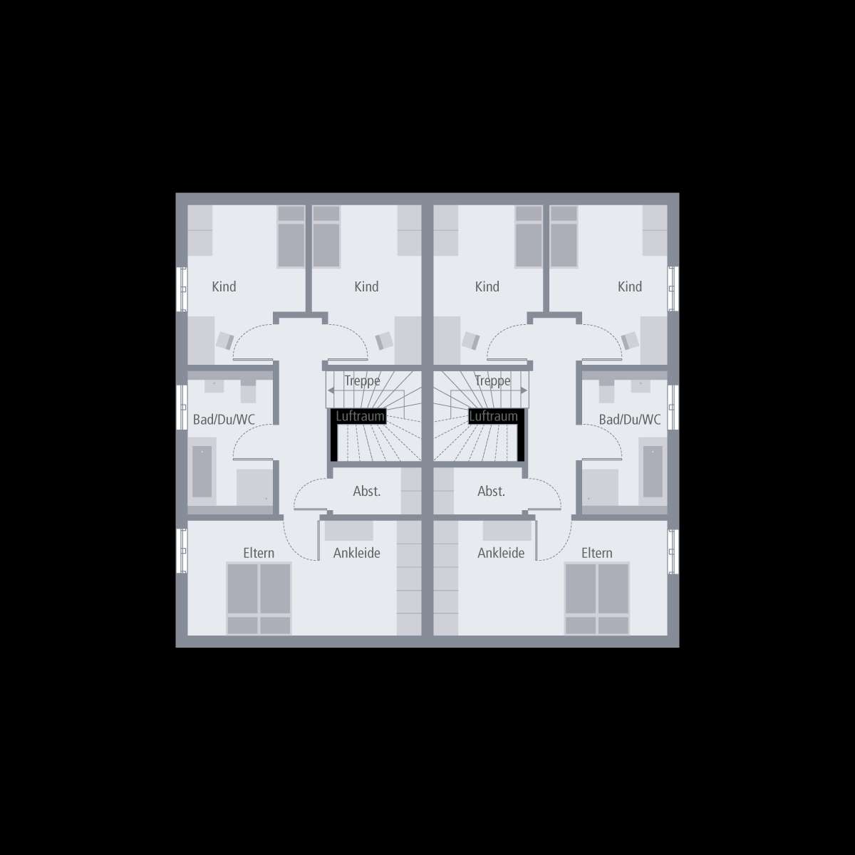 Doppelhaus in schöner Umgebung