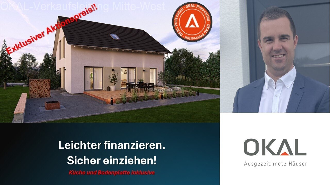 AKTION !!! KLASSISCHER GRUNDRISS - GROSSZÜGIGES HAUS - EINZUGSFERIG auf Ihrem Grundstück