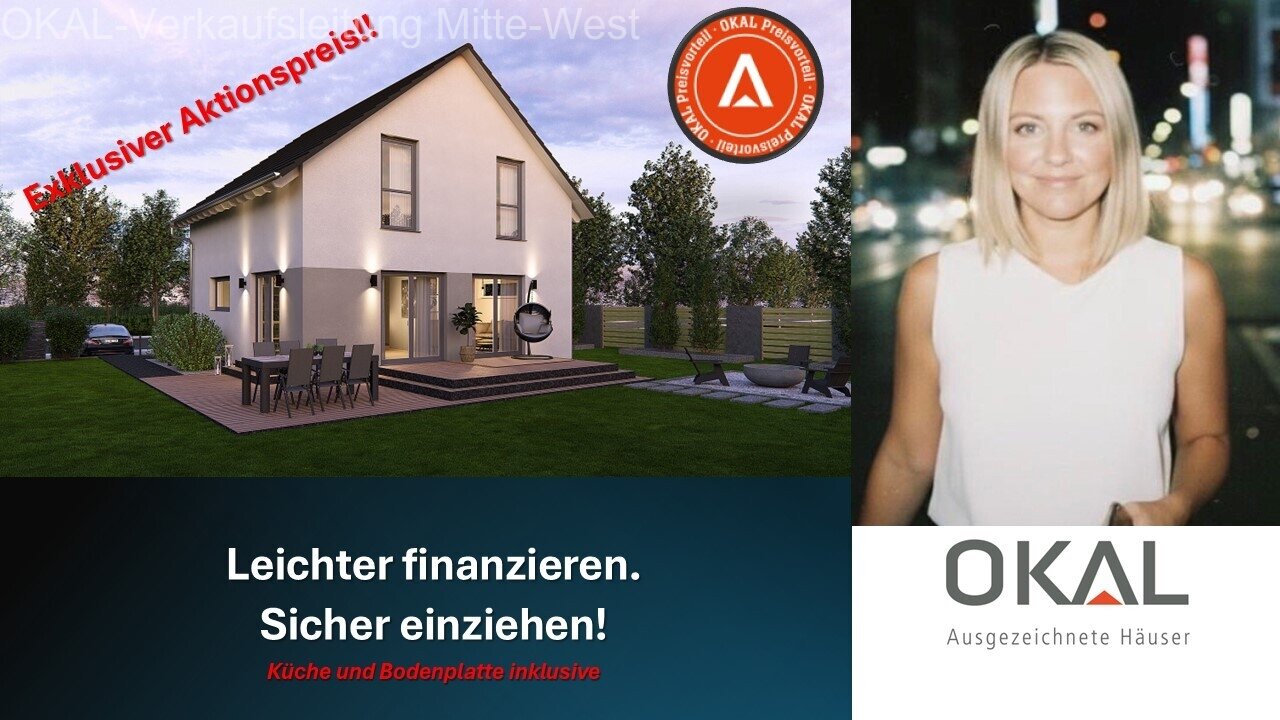AKTION !!!! EINFAMILIENHAUS MIT OFFENER ARCHITEKTUR - EINZUGSFERTIG auf Ihrem Grundstück