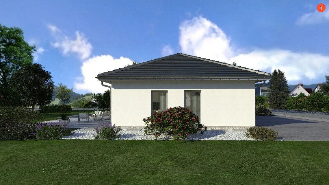 Bungalow 1: Modern wohnen – alles auf einer Ebene