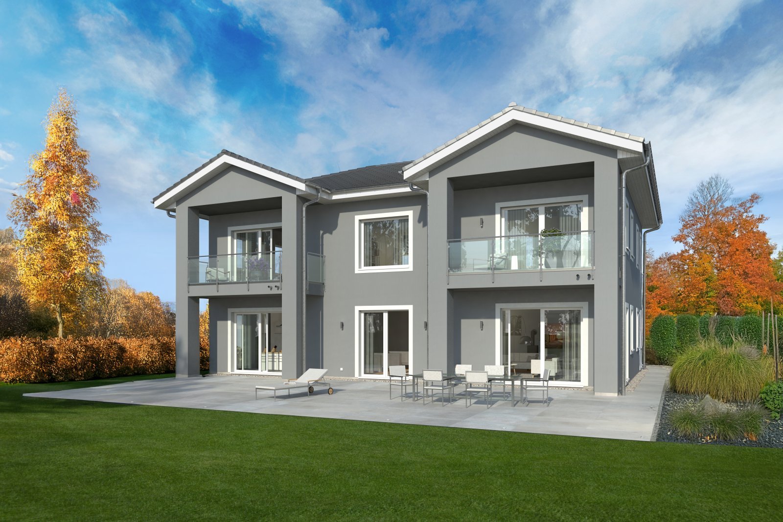 STADTVILLA MIT SÜD­STAA­TEN­FLAIR