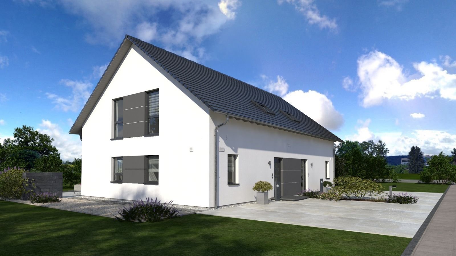 TRAUMHAUS EINZUGSFERTIG, INK. GRUNDSTÜCK & BAUNEBENKOSTEN;DURCHDACHT, GEMÜTLICH, ELEGANT