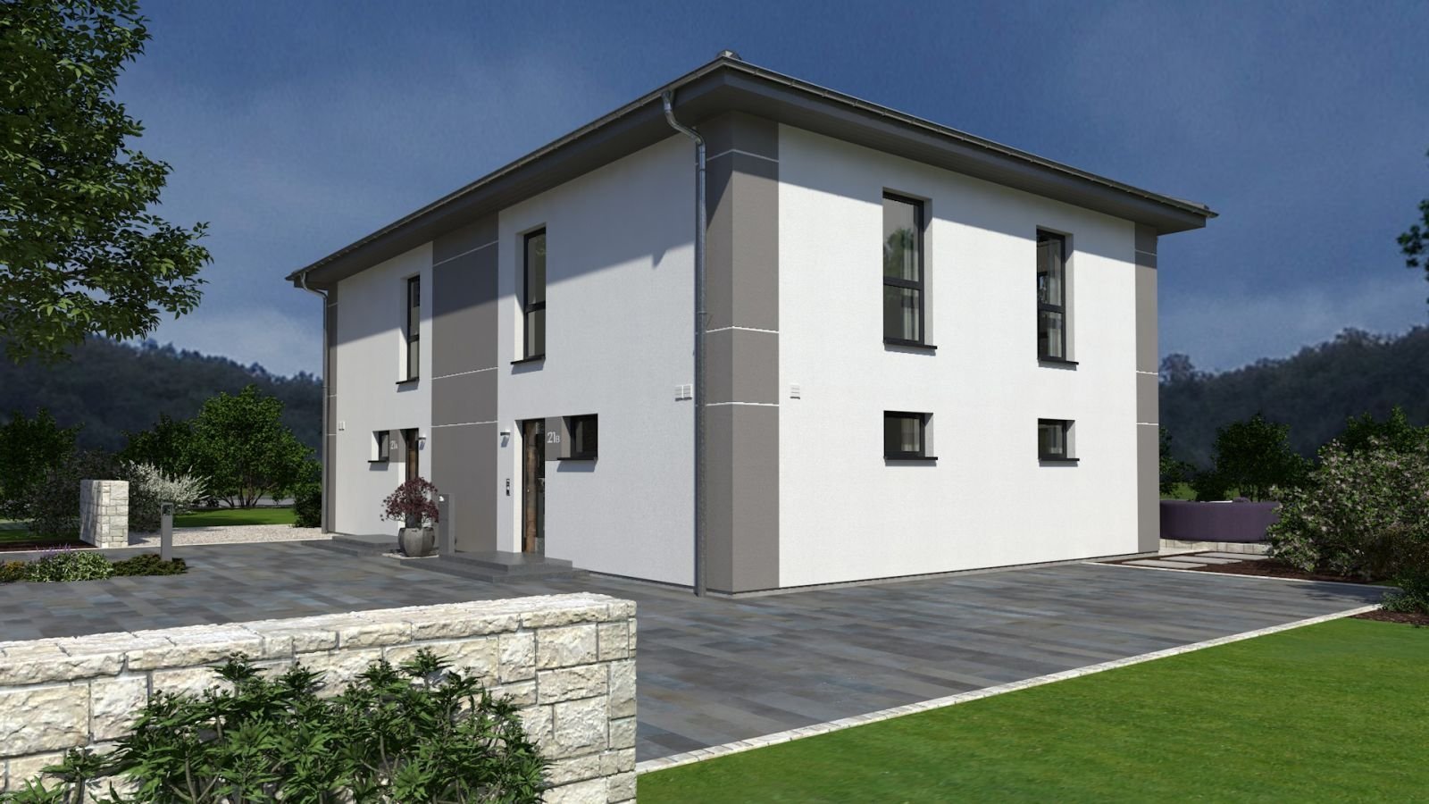 TRAUMHAUS EINZUGSFERTIG, INK. GRUNDSTÜCK & BAUNEBENKOSTEN;DOPPELHAUS MIT BESONDERER AUSSTRAHLUNG