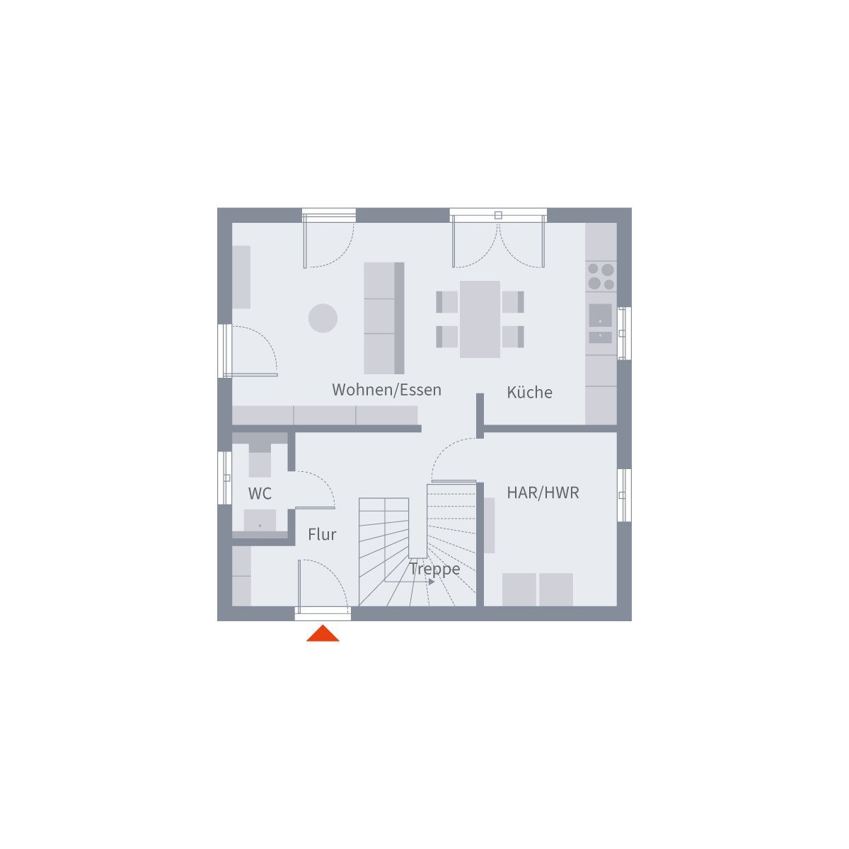 TRAUMHAUS EINZUGSFERTIG, INKLUSIVE GRUNDSTÜCK UND BAUNEBENKOSTENZUHAUSE AUF ZWEI ETAGEN VOLLER LEBEN