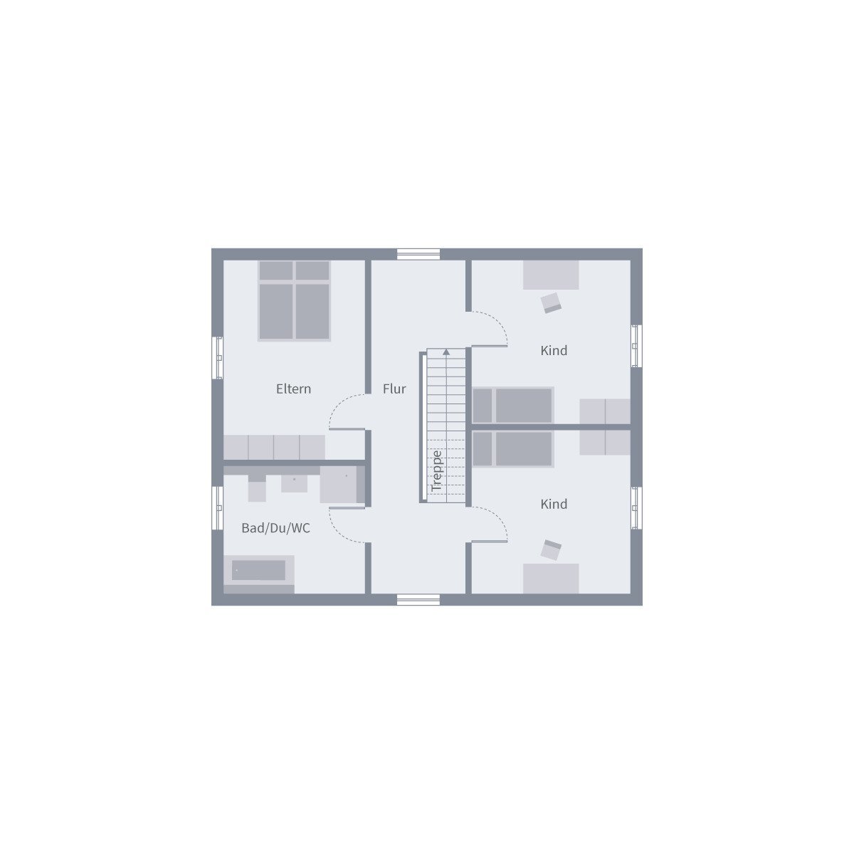 TRAUMHAUS EINZUGSFERTIG, INKLUSIVE GRUNDSTÜCK UND BAUNEBENKOSTENKLARE LINIEN, OFFENES LEBEN