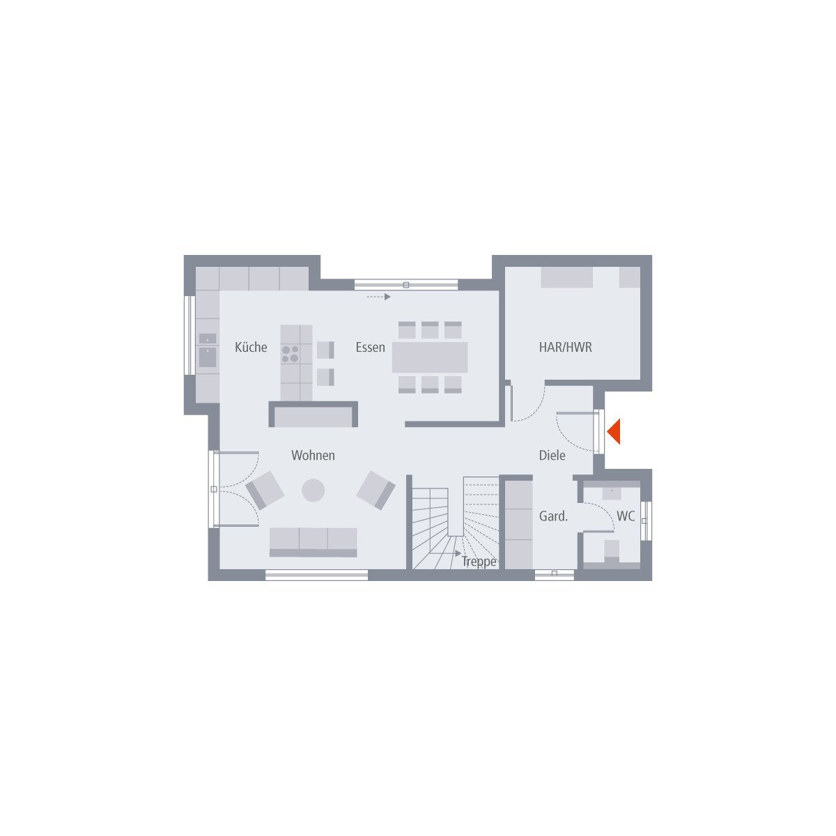 EIN­FA­MI­LI­EN­HAUS MIT BESONDERER ARCHITEKTUR