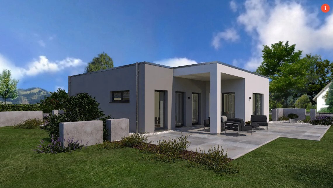 Bungalow 2: das ideale Domizil für Singles, Paare und Kleinfamilien. Mit Wohnkeller.