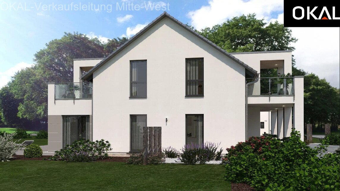 Extravagantes Designhaus im Hampton-Stil. Mit Wohnkeller.