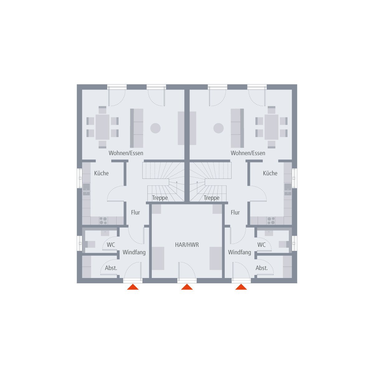 Zukunftsorientiertes Zweifamilienhaus mit zwei Wohneinheiten & Premium-Finish