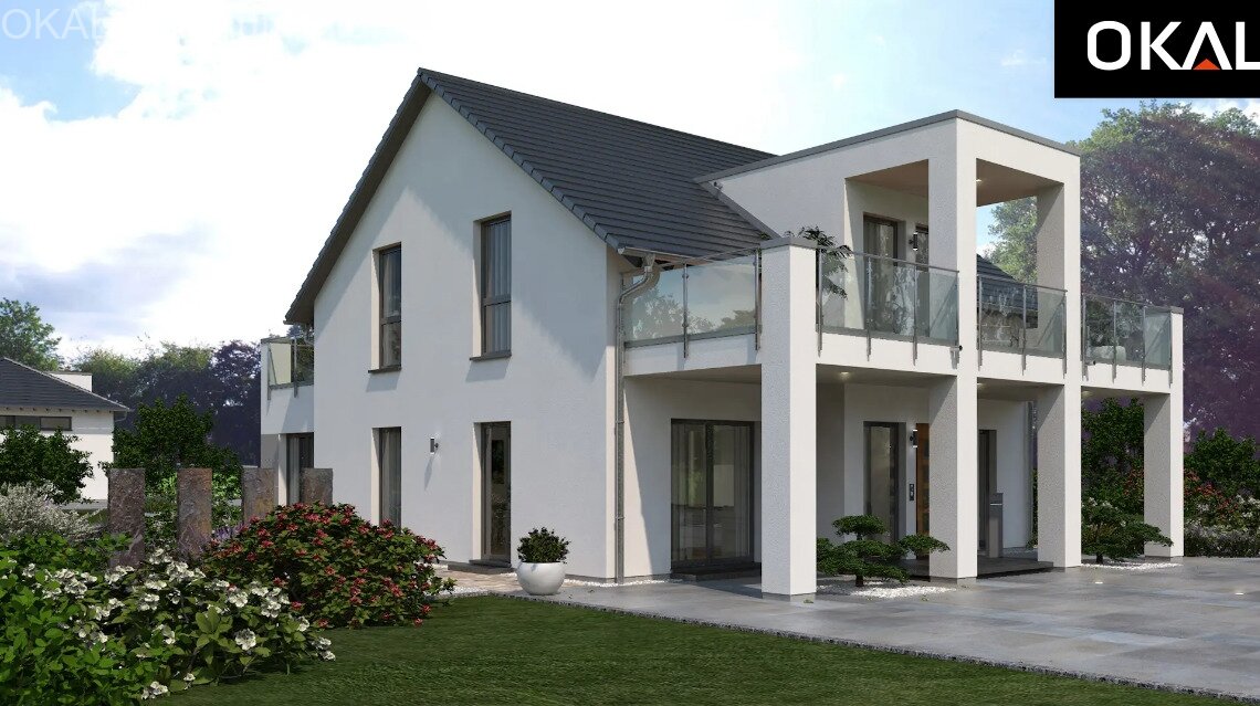 Extravagantes Designhaus im Hampton-Stil