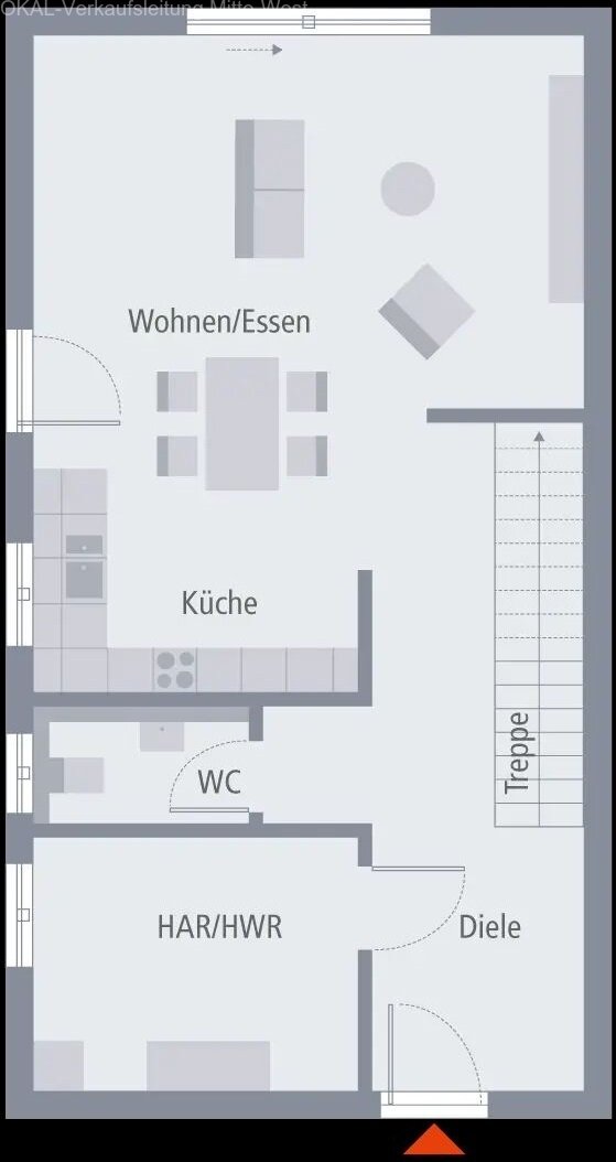 Purismus pur mit Wohlfühlcharakter plus! Mit Satteldach.