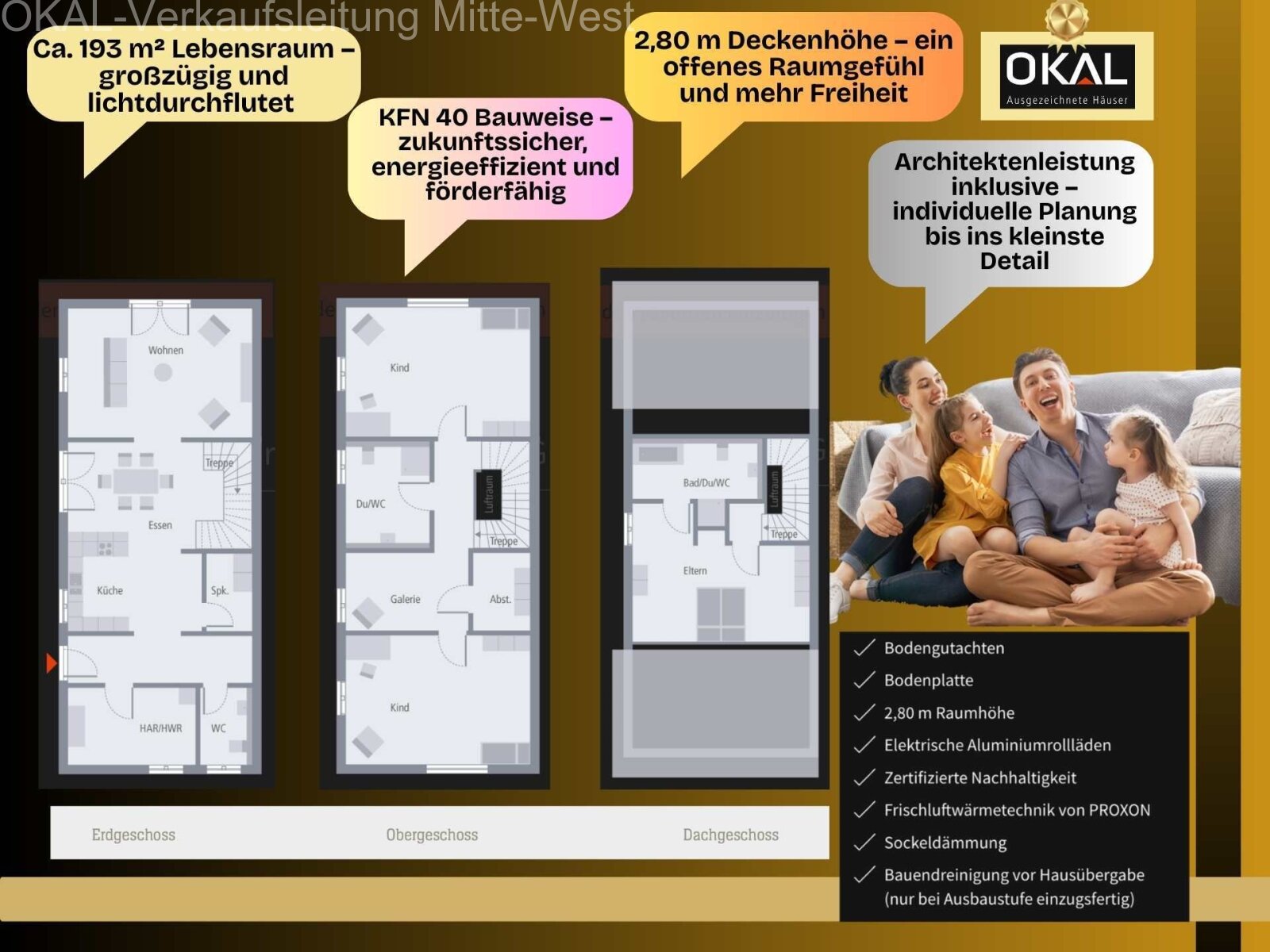 ★KFN40-Doppelhaushälfte mit Keller für Familien!