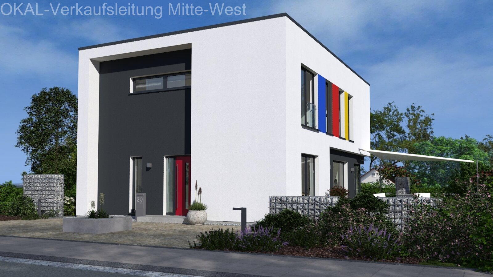  AKTION !!! Bauhaus-Architektur in OKAL-Design - Malervorbereitet auf Ihrem Grundstück