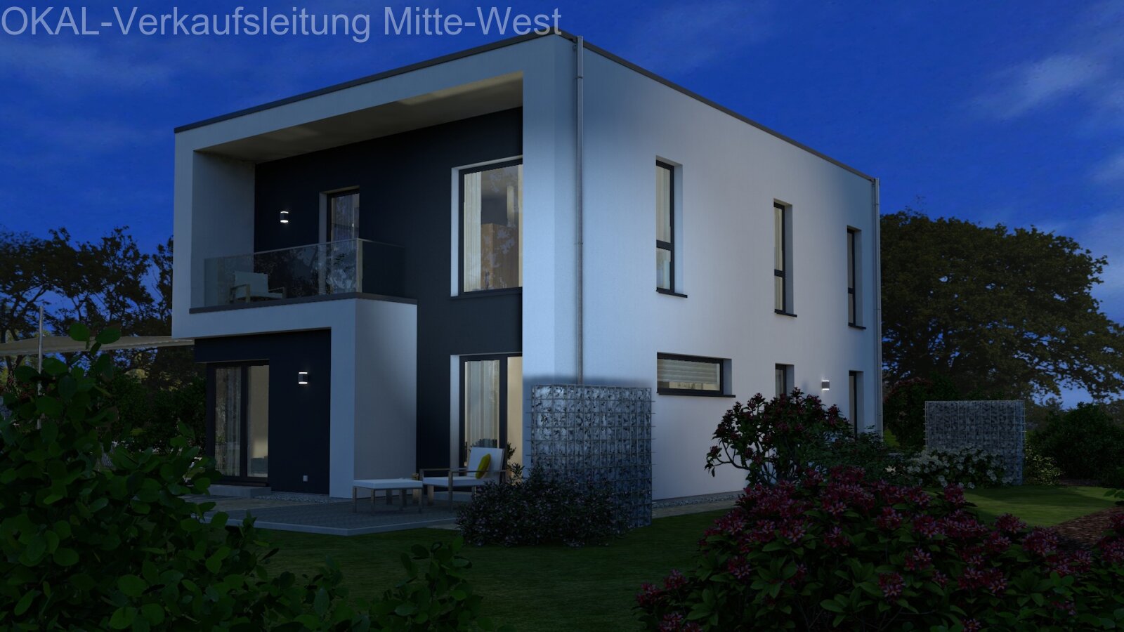  AKTION !!! Bauhaus-Architektur in OKAL-Design - Malervorbereitet auf Ihrem Grundstück
