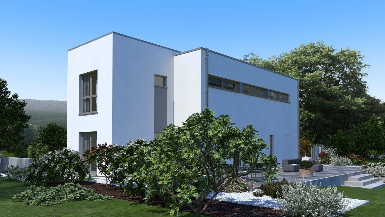 Bauhaus‑Architektur neu interpretiert – modernes Versatz‑Design