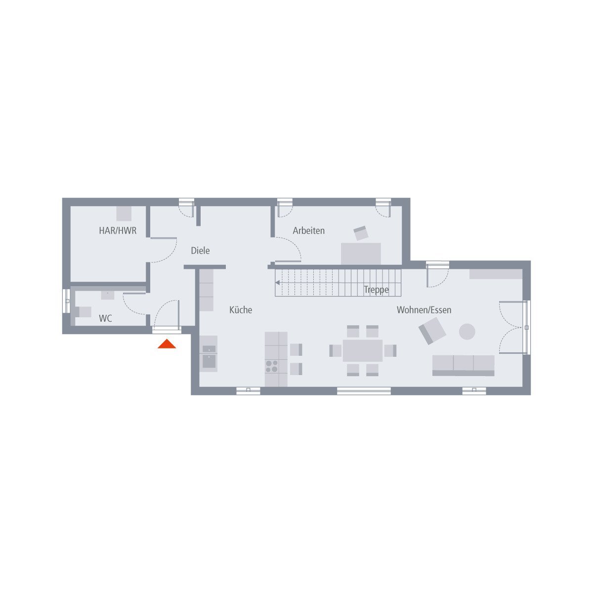 Bauhaus‑Architektur neu interpretiert – modernes Versatz‑Design