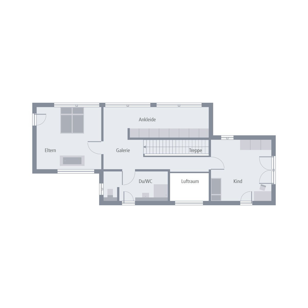 Bauhaus‑Architektur neu interpretiert – modernes Versatz‑Design