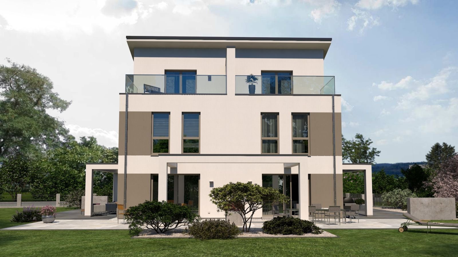 TRAUMHAUS INKL:GRUNDSTÜCK UND BAUNEBENNKOSTEN, EINZUGSFETIG,GEHOBENES DOPPELHAUS AUF 2,5 ETAGEN