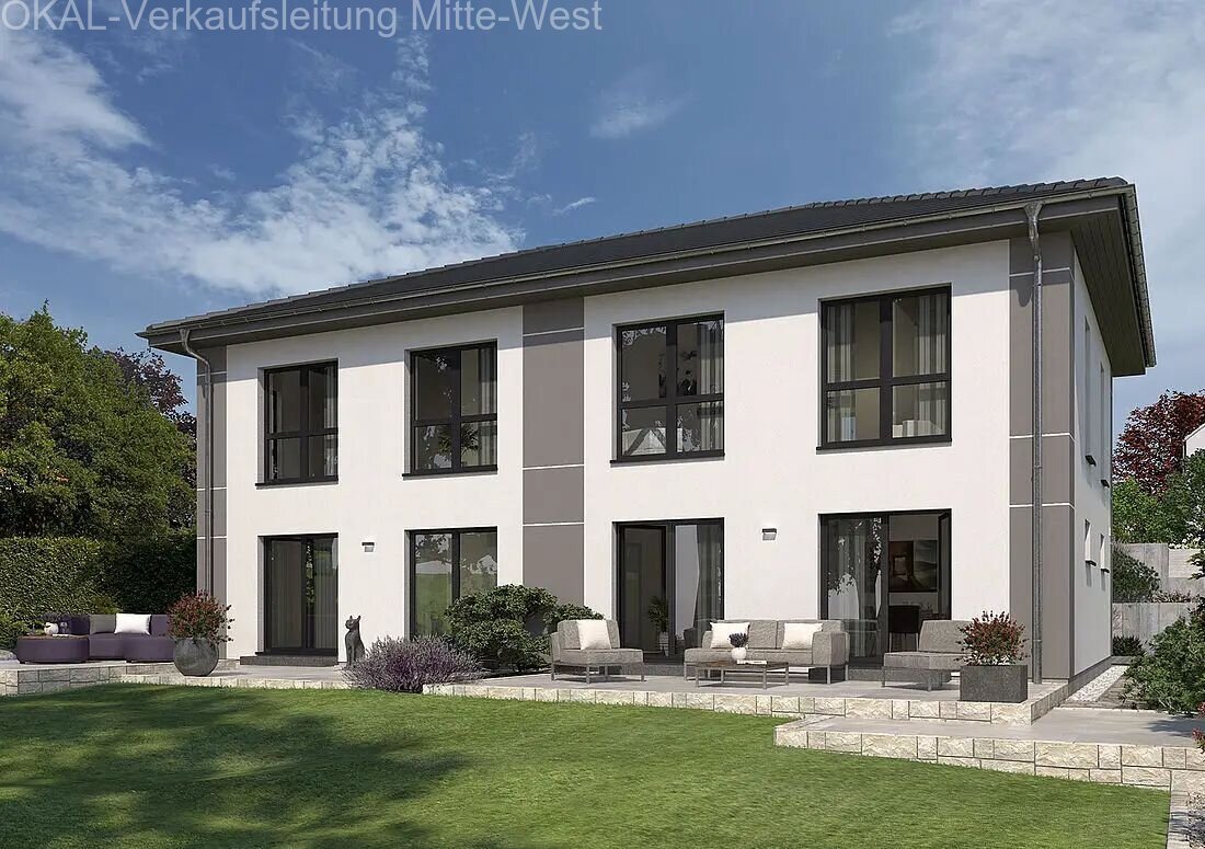 Elegantes, imposantes Doppelhaus mit viel Raum und Licht!