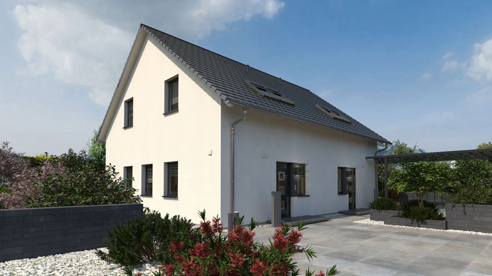 TRAUMHAUS-INKLUSIVE-GRUNDSTÜCK-EINZUGSFERTIG, DAS DOMIZIL FÜR KLEINFAMILIEN