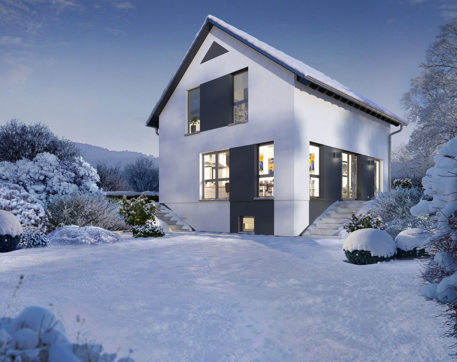 Keller inklusive, das Familienhaus - Made by OKAL