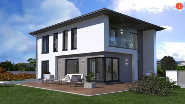 Mediterran-elegant präsentiert sich unsere Stadtvilla 13. Mit Wohnkeller.