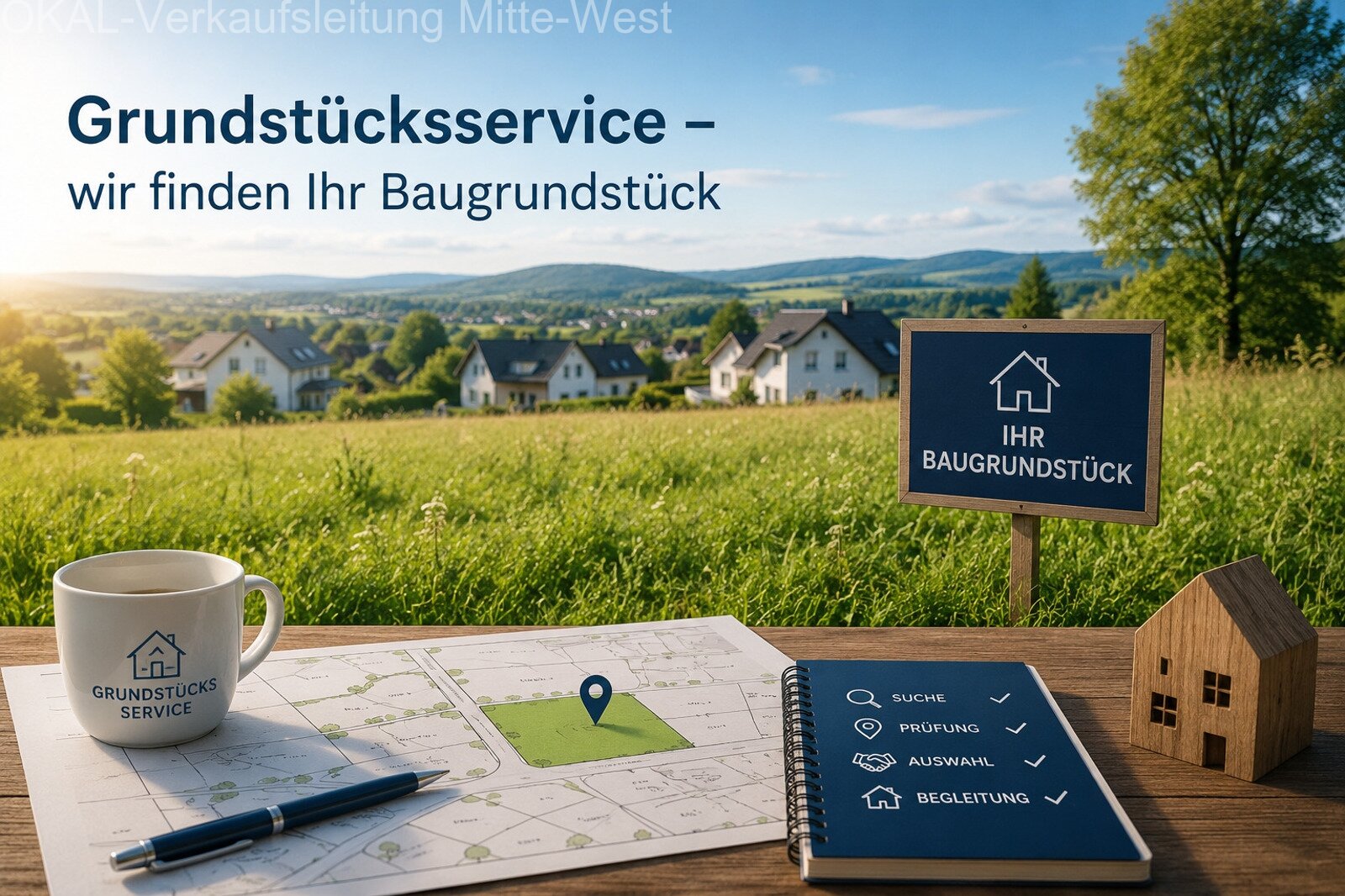 Grundstücksservice – wir finden Ihr Baugrundstück