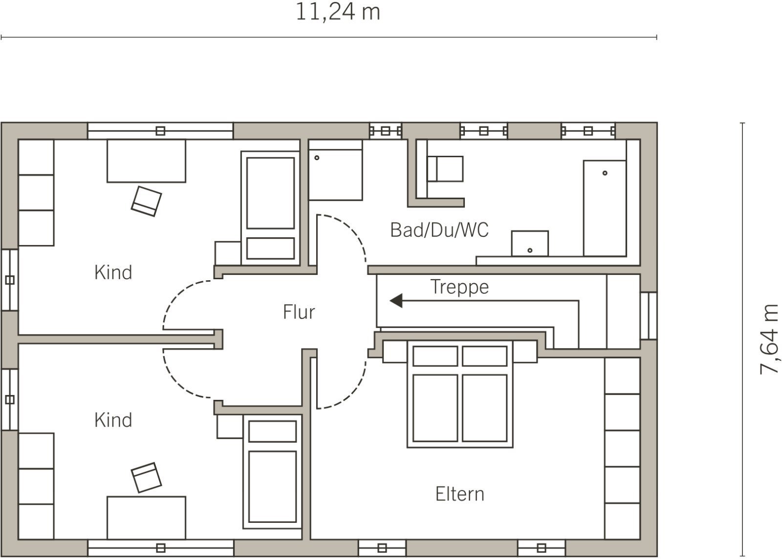 EIN GROSSES BAUHAUS AUF KLEINEM RAU
