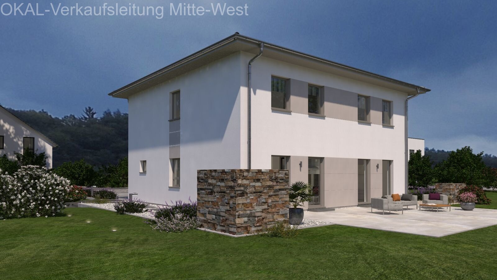 Neubau Doppelhaus mit schönem Grundstück