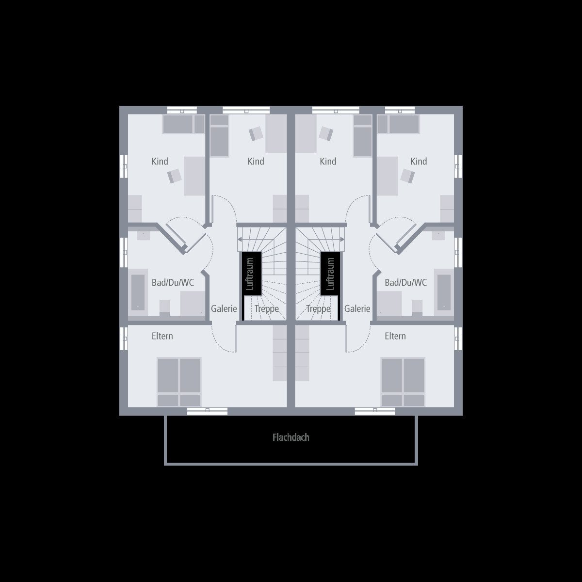 MODERNE VILLA ZWEIGETEILT