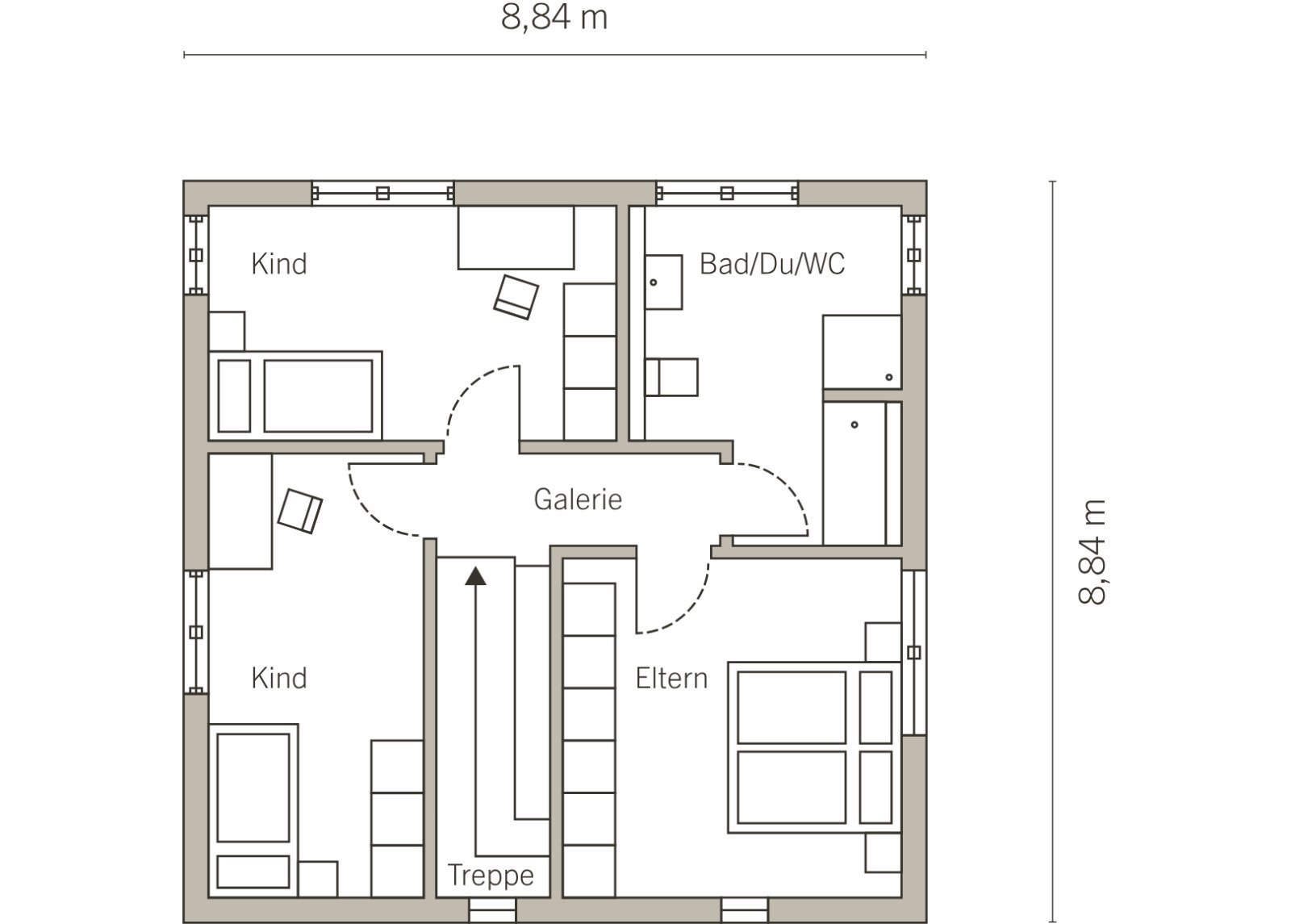 WOHNLICHE STADTVILLA MIT KLAREN FORMEN