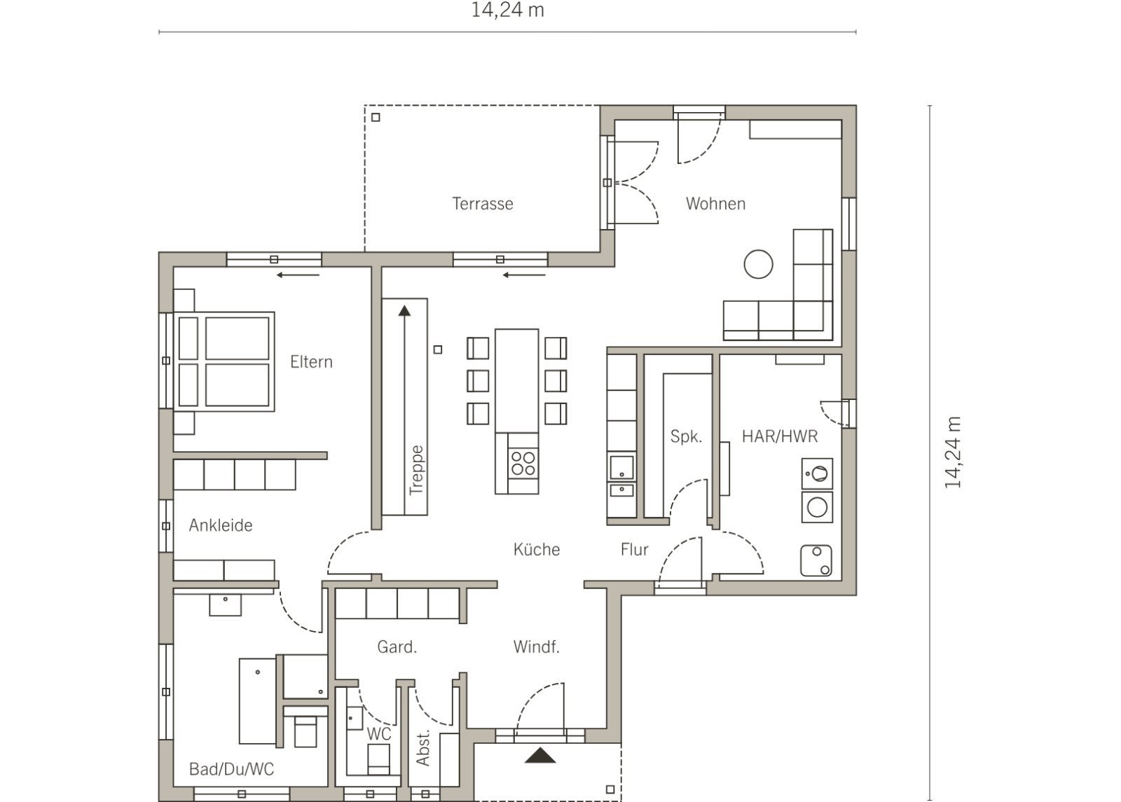 REPRÄSENTATIVES EINFAMILIENHAUS DER BESONDEREN ART