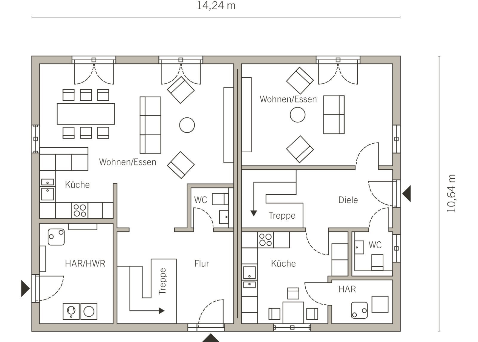 EIN HAUS - ZWEI OPTIONEN