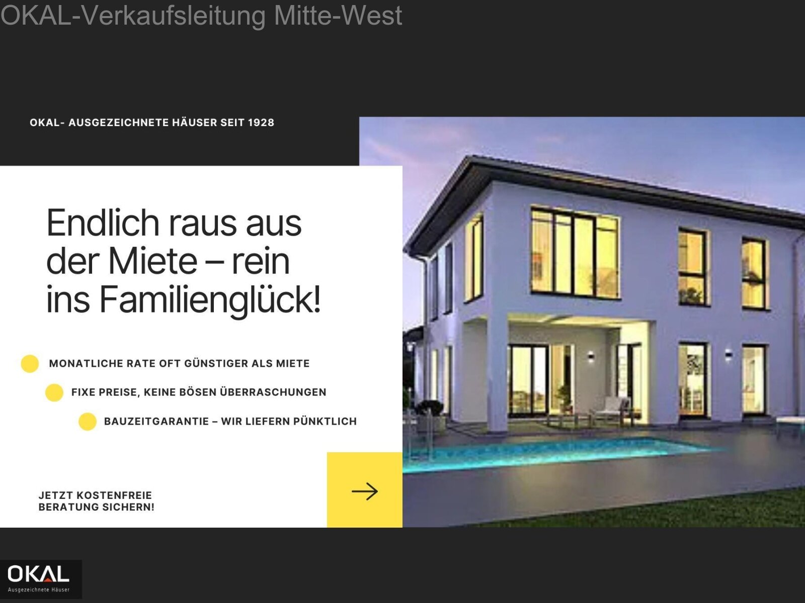 Mannheim: Starke Häuser zum Bestpreis - Willkommen bei OKAL! Mannheim: Starke Häuser zum Bestpreis - Willkommen bei OKAL!