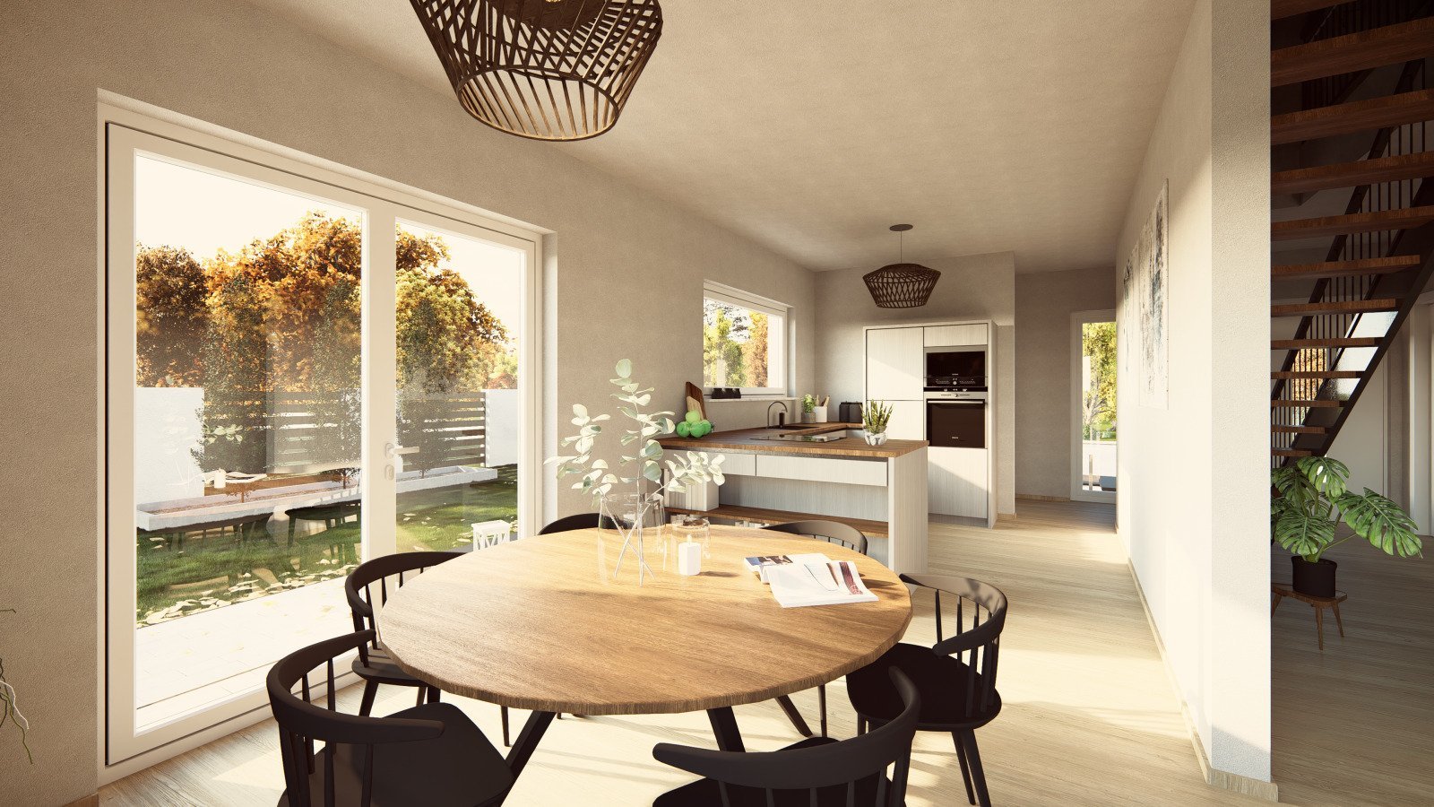 AKTION !! EINFAMILIENHAUS MIT OFFENER ARCHITEKTUR - Malervorbereitet inkl. Grundstück