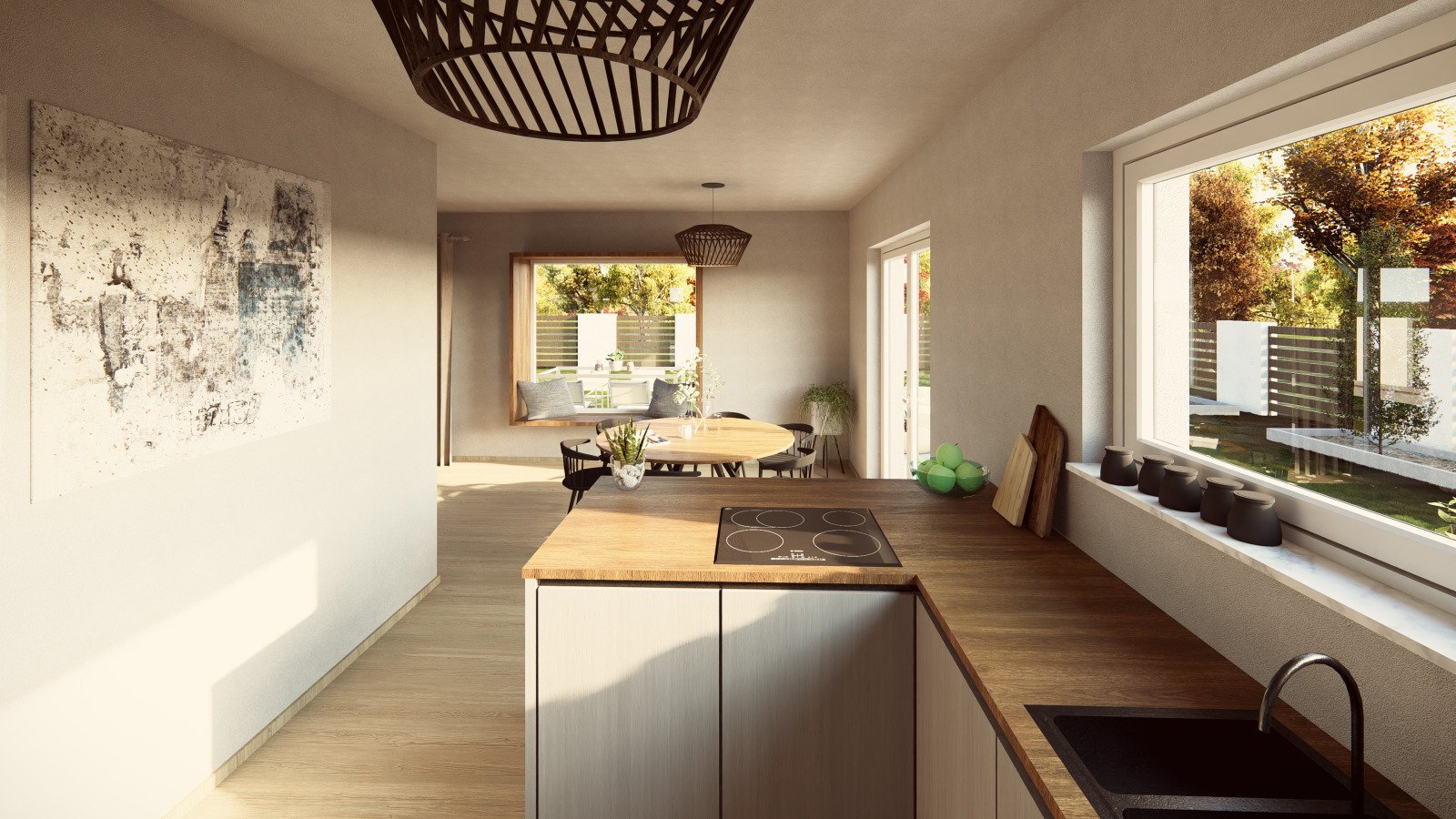 AKTION !! EINFAMILIENHAUS MIT OFFENER ARCHITEKTUR - Malervorbereitet inkl. Grundstück