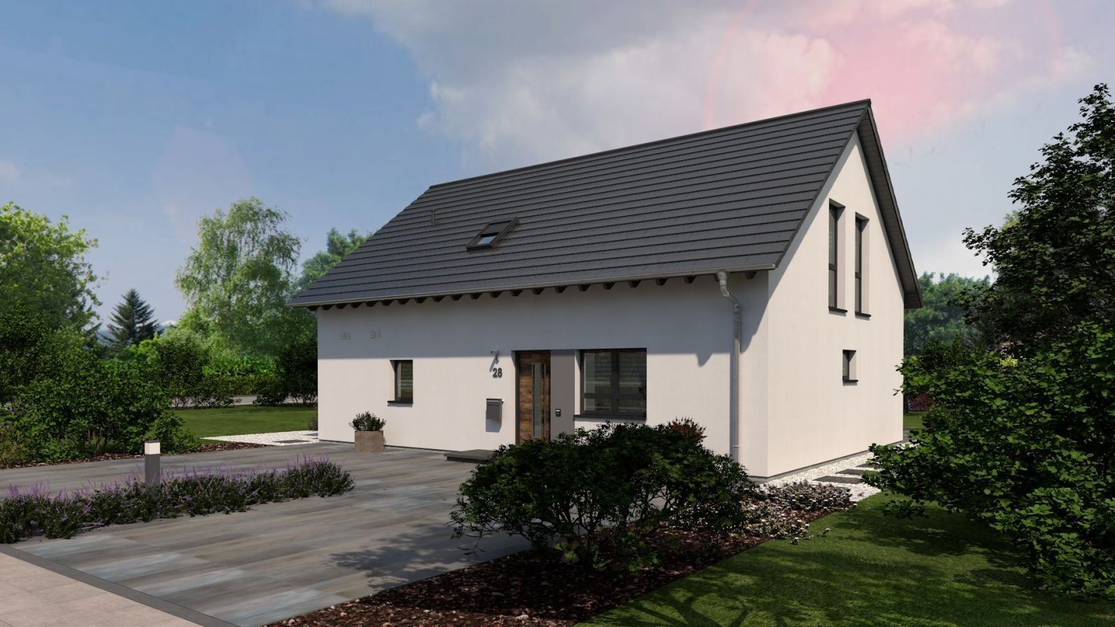 NEUBAU + MIETEINAHMEN - KLASSISCHES MEHRGENERATIONENHAUS MIT PRAKTISCHER AUFTEILUNG