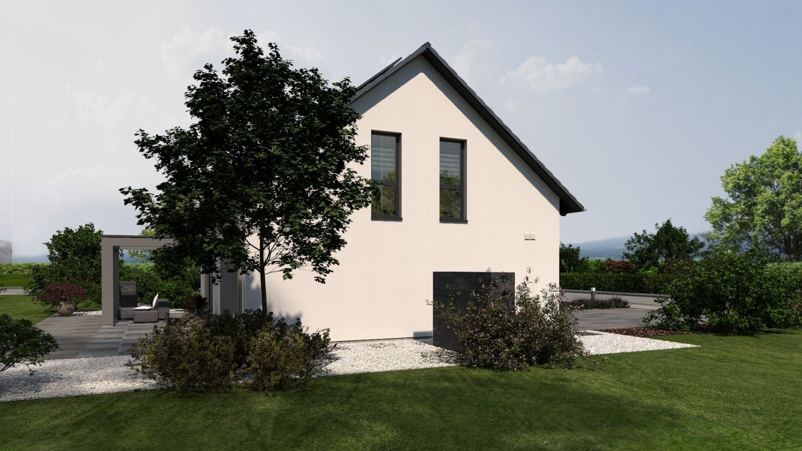 NEUBAU + MIETEINAHMEN - KLASSISCHES MEHRGENERATIONENHAUS MIT PRAKTISCHER AUFTEILUNG
