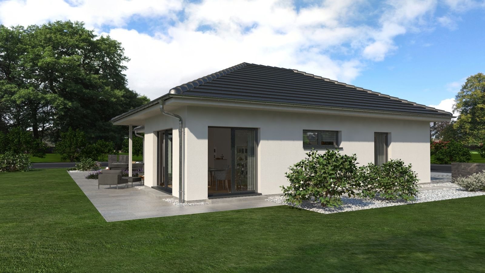 DER BUNGALOW FÜR GROSSE TRÄUME-inkl. Einliegerwohnung-malervorbereitet-gebaut auf Ihrem Grundstück oder mit unserem Grundstücksservice