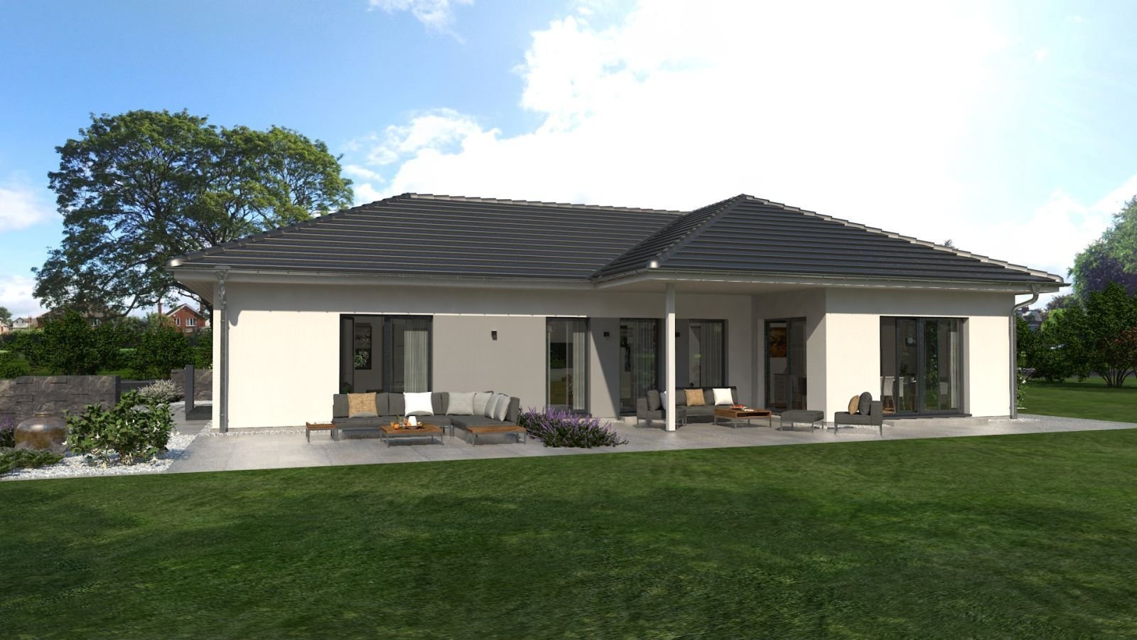 DER BUNGALOW FÜR GROSSE TRÄUME-inkl. Einliegerwohnung-malervorbereitet-gebaut auf Ihrem Grundstück oder mit unserem Grundstücksservice