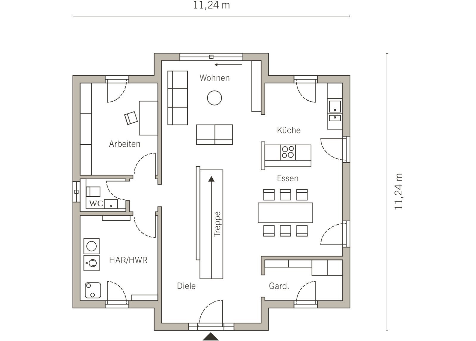 EIN HAUS IN VOLLENDETER PERFEKTION - Malervorbereitet inkl. Grundstück