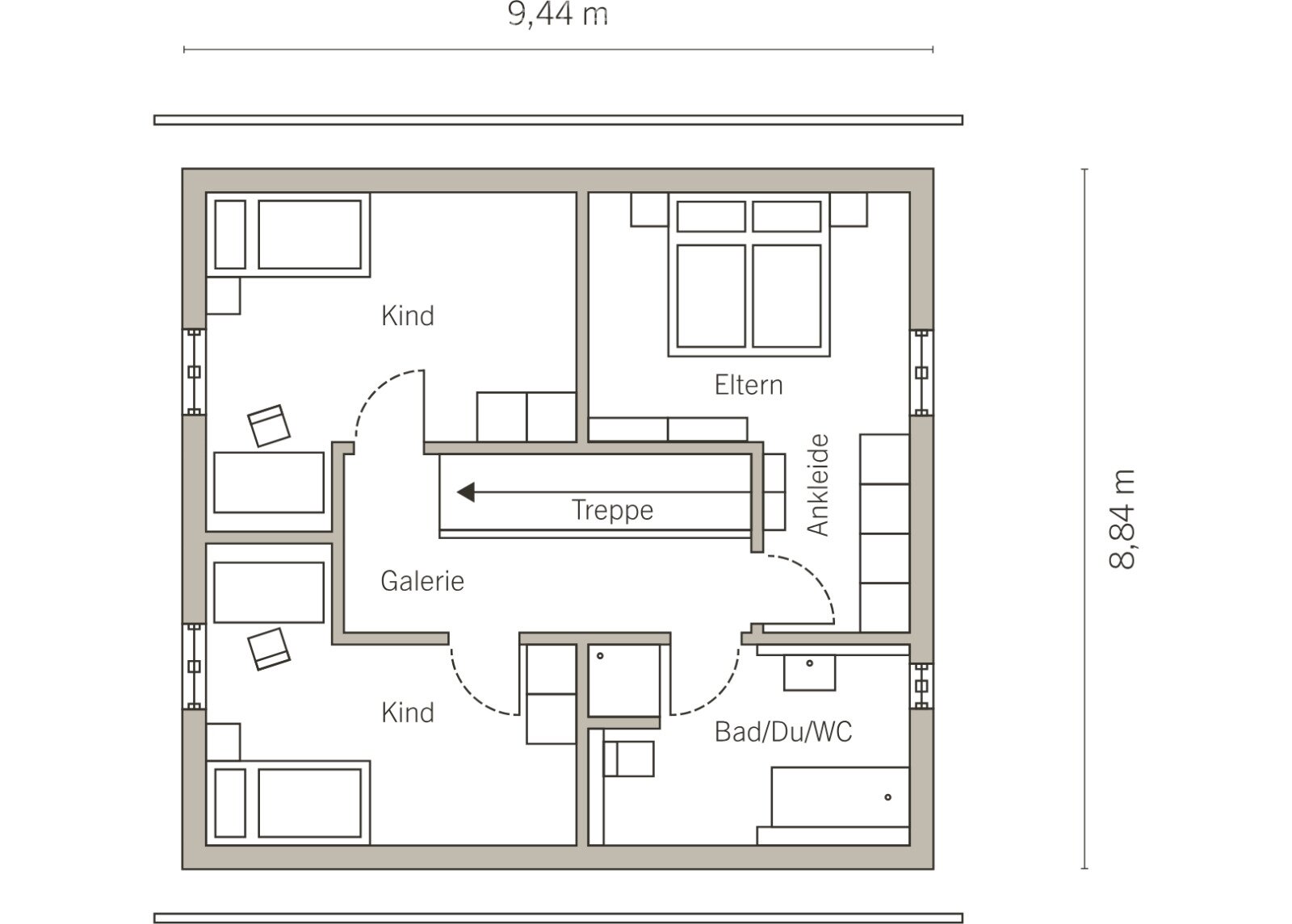 Einfamilienhaus mit offener Architektur - Design 10 in Wilhelmsfeld
