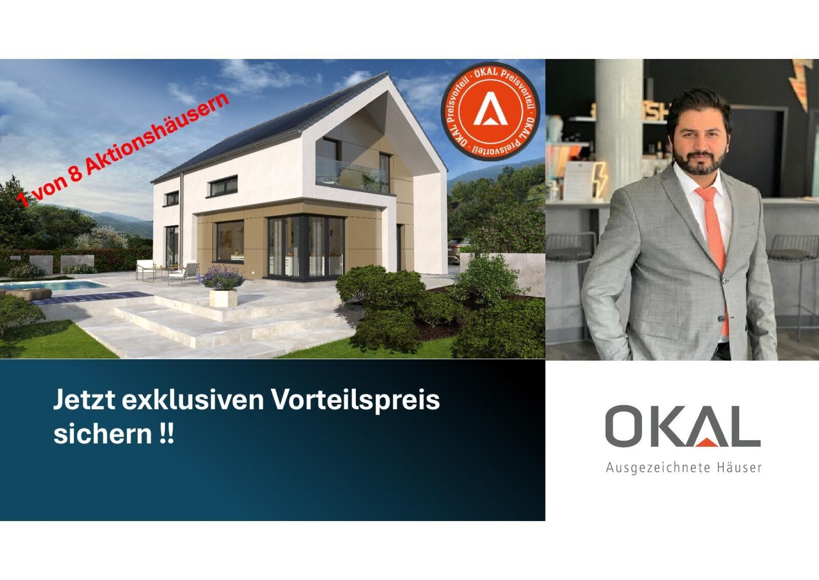 NK TRAUMHAUS als (Doppelhaushälfte) INKL. GRUNDSTÜCK & EINZUGSFERTIG, GEMEINSAM BAUEN. SICHER ANKOMMEN.