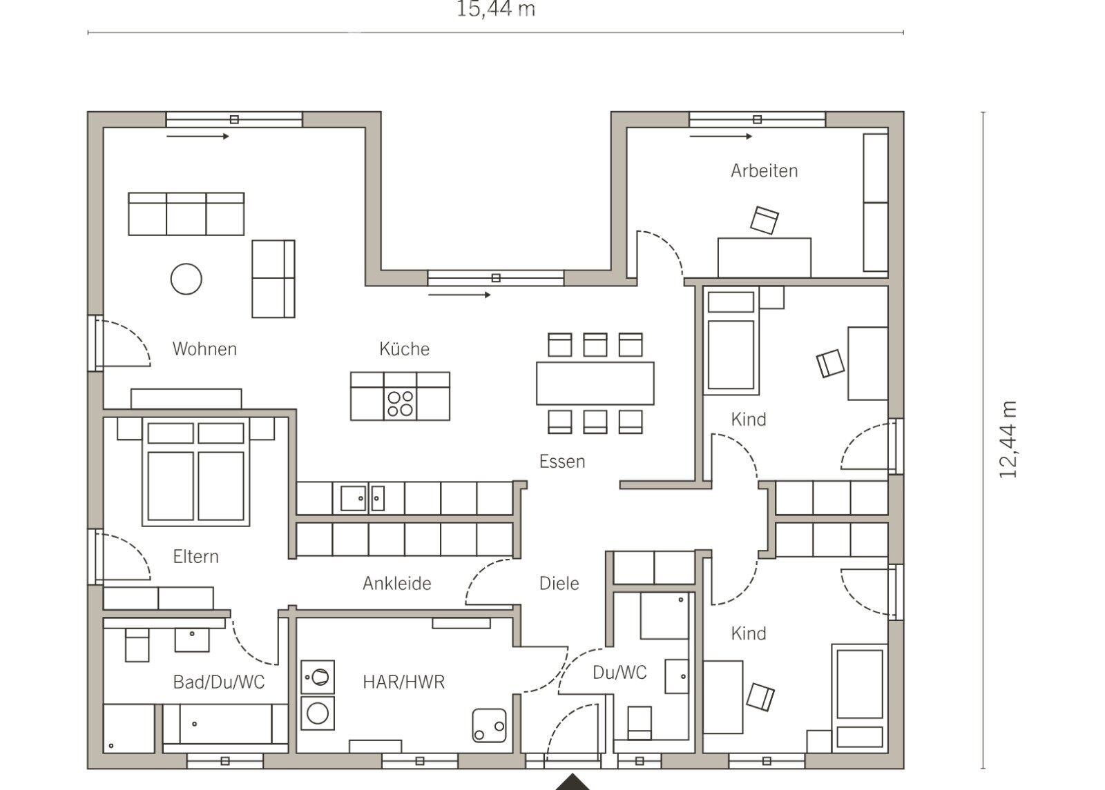 Ein Haus, das mit großem Platzangebot überzeugt - Design 16 in Rimbach