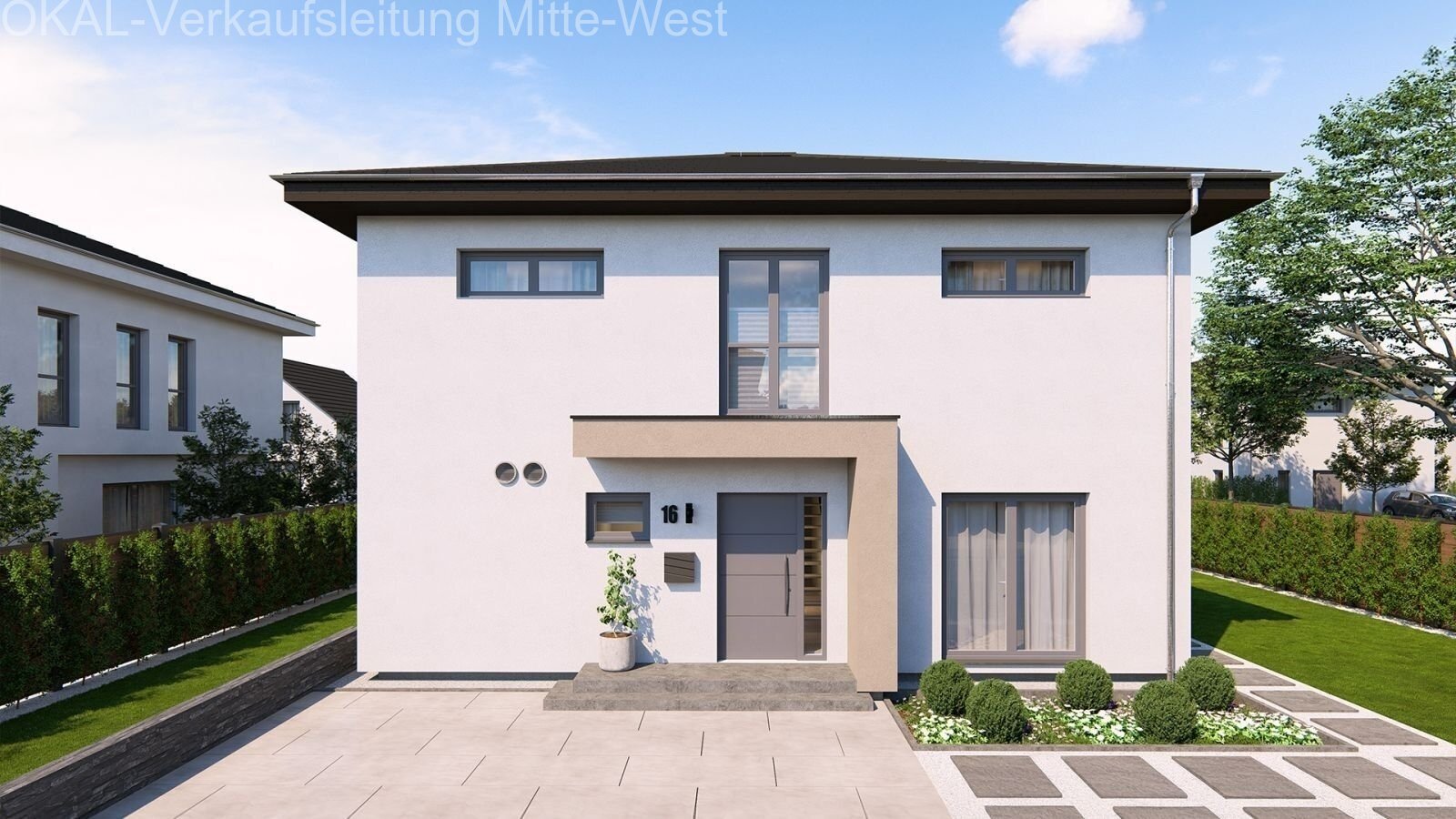 *EINZUGSFERTIG* auf 700qm Grundstück - STADTVILLA 187m² für Familie + Büro