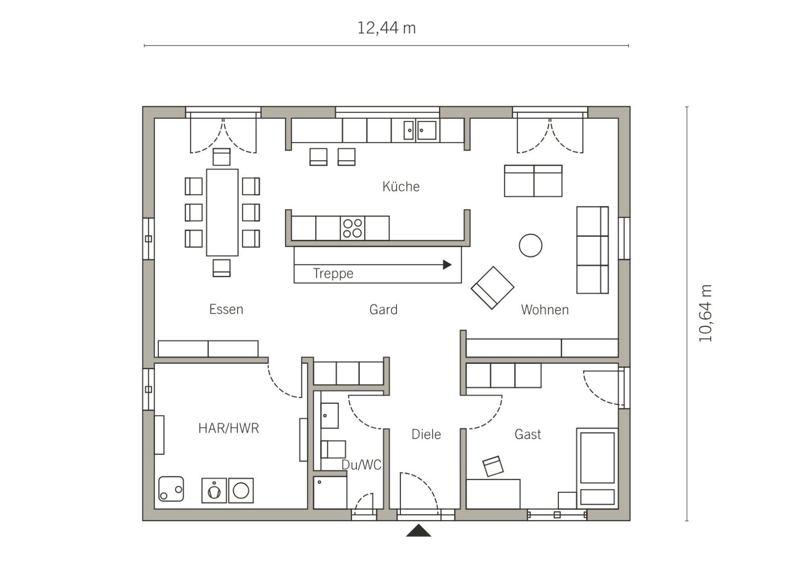 FLEXIBLES DESIGNHAUS MIT FLAIR - Malervorbereitet inkl. Grundstück