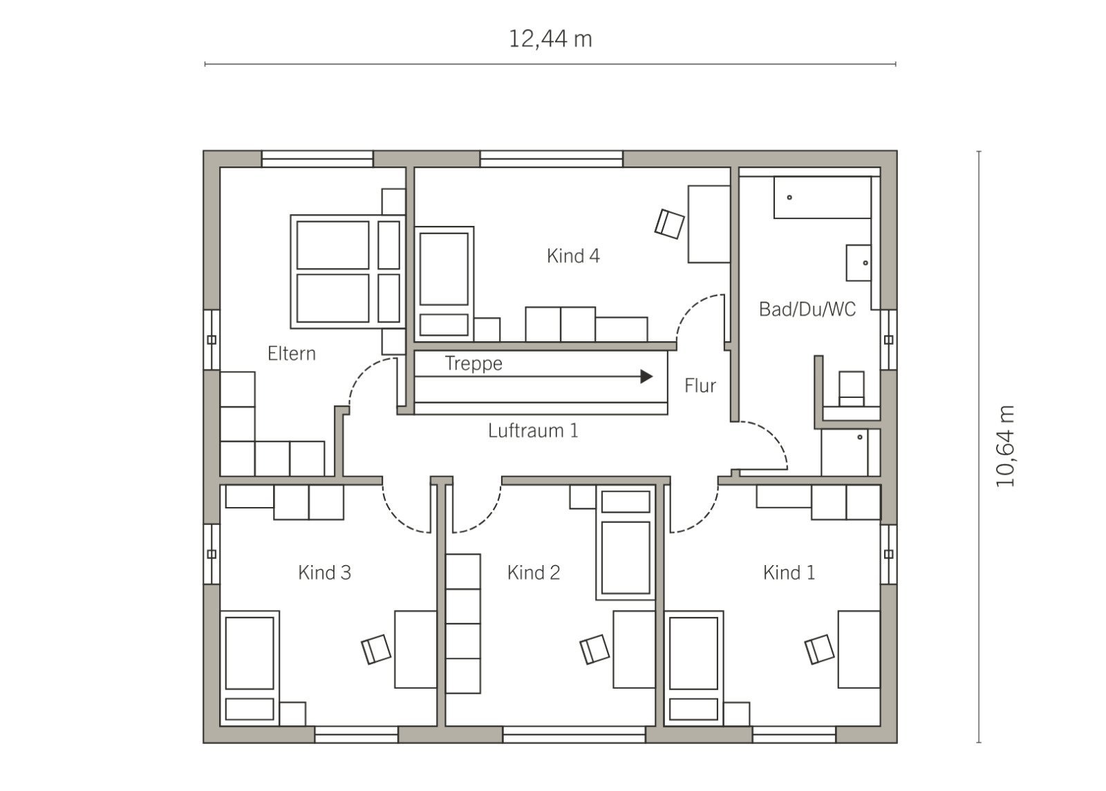 FLEXIBLES DESIGNHAUS MIT FLAIR - Malervorbereitet inkl. Grundstück