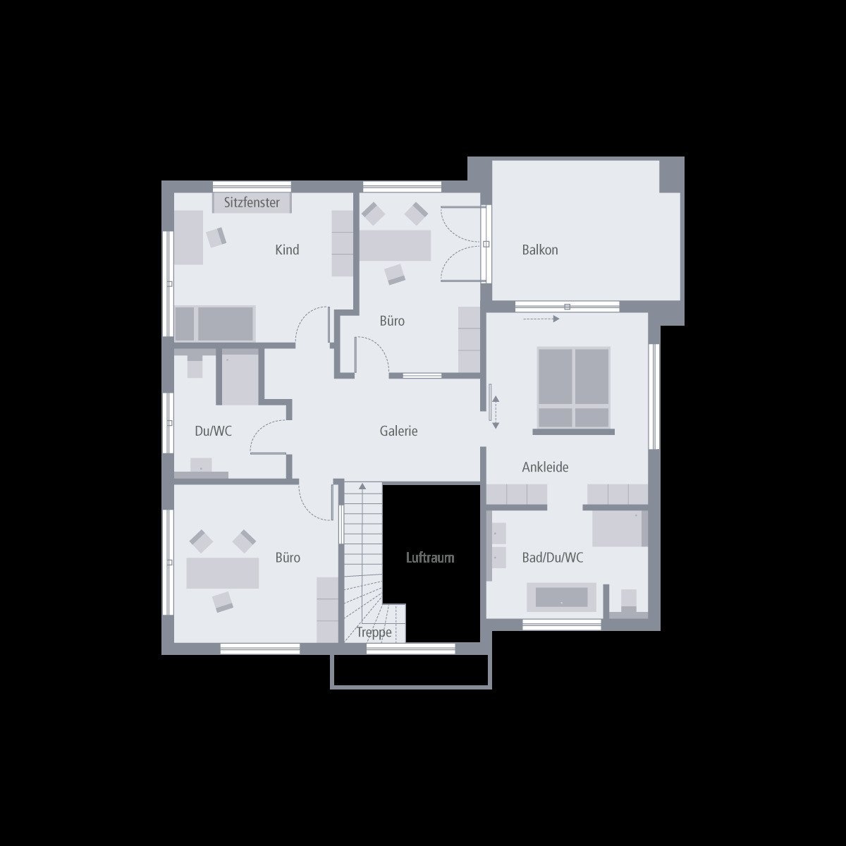 OFFEN GESTALTETE STADTVILLA - Malervorbereitet inkl. Grundstück