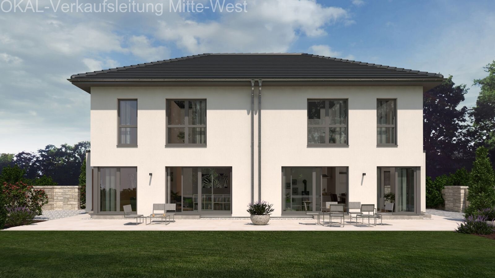 Urbane Stadtvilla für zwei Familien - ZweiRaum 13 OKAL - in Hemsbach 