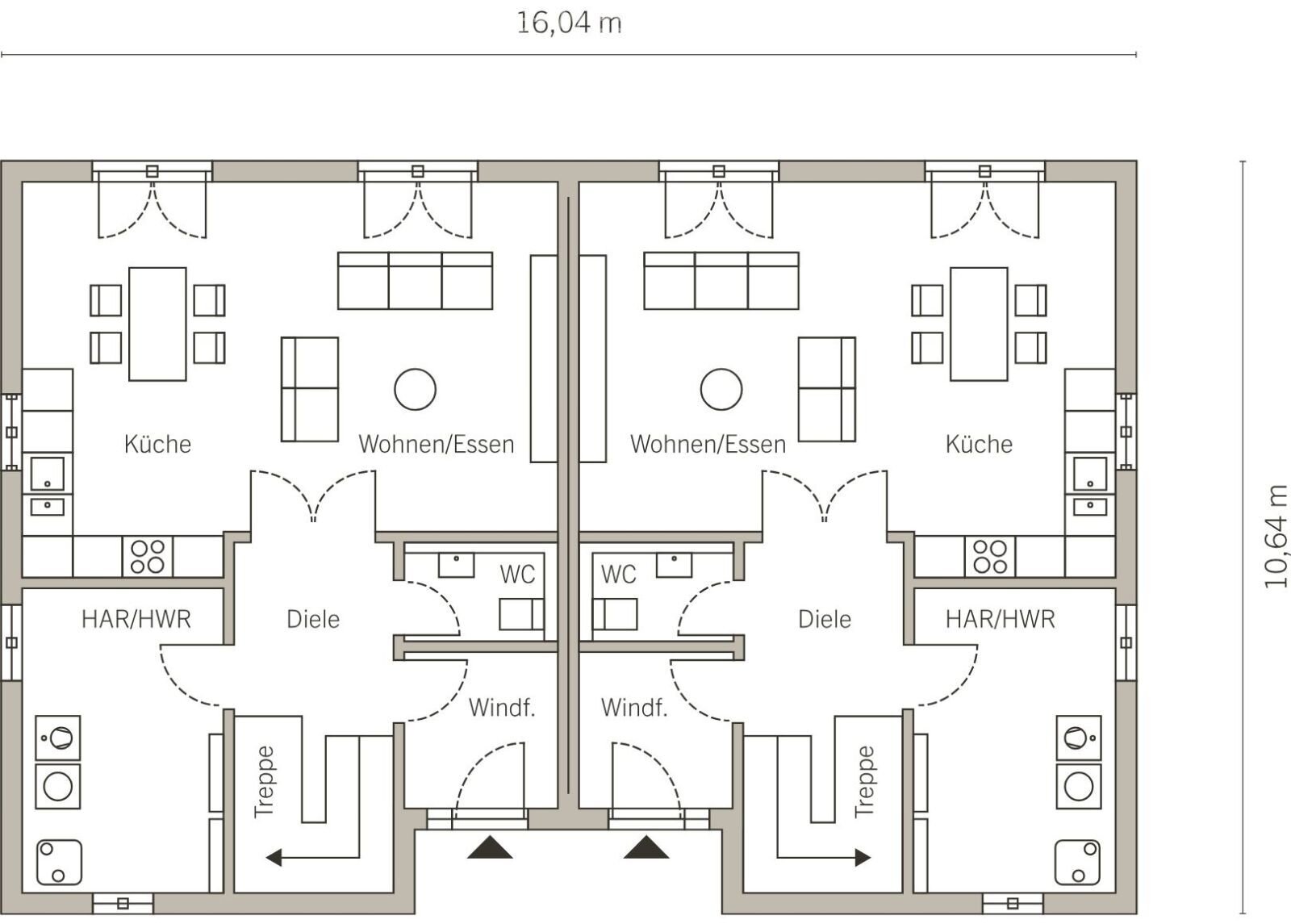 Urbane Stadtvilla für zwei Familien - ZweiRaum 13 OKAL - in Hemsbach 